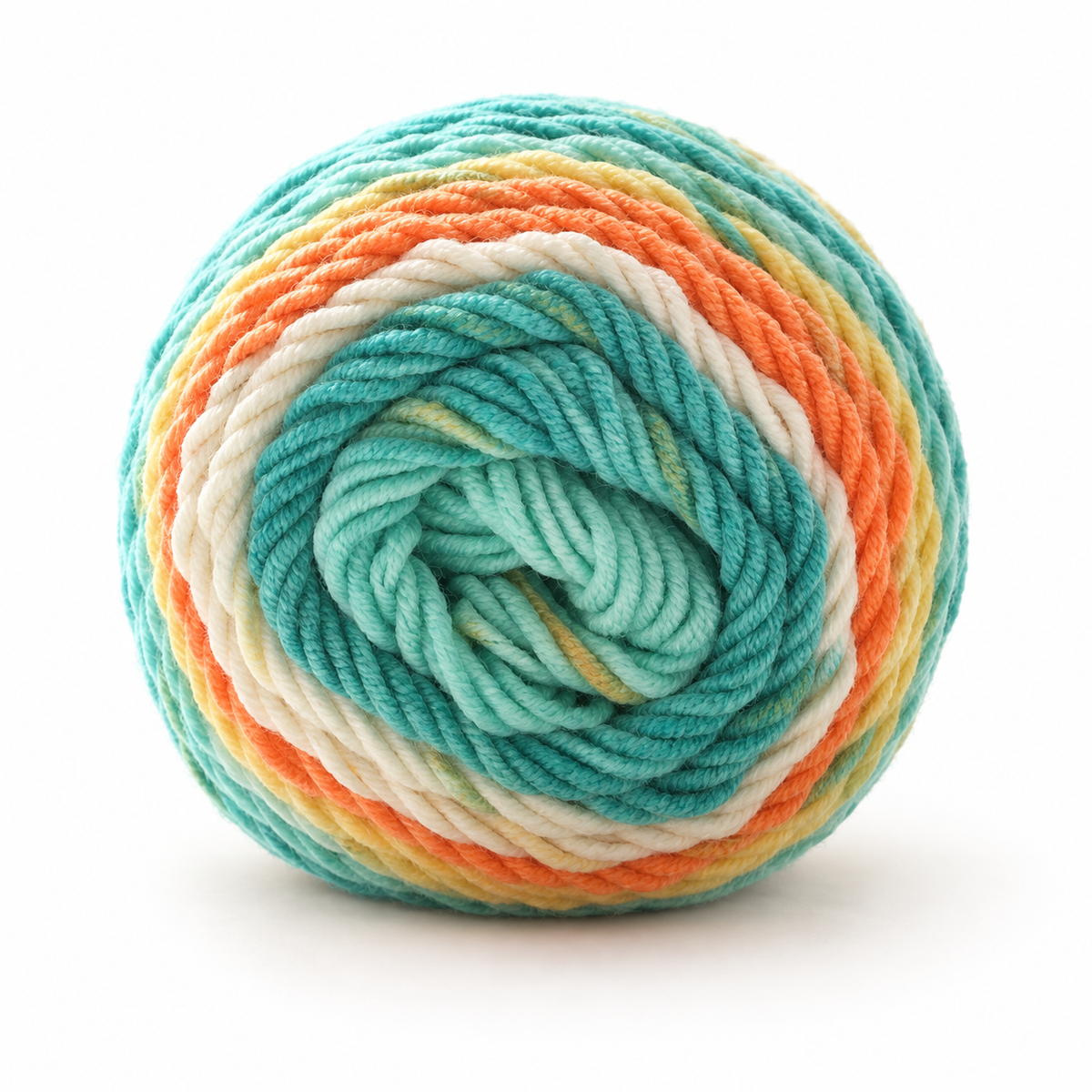 Aqua Coral 100 g gradient yarn cake variant
