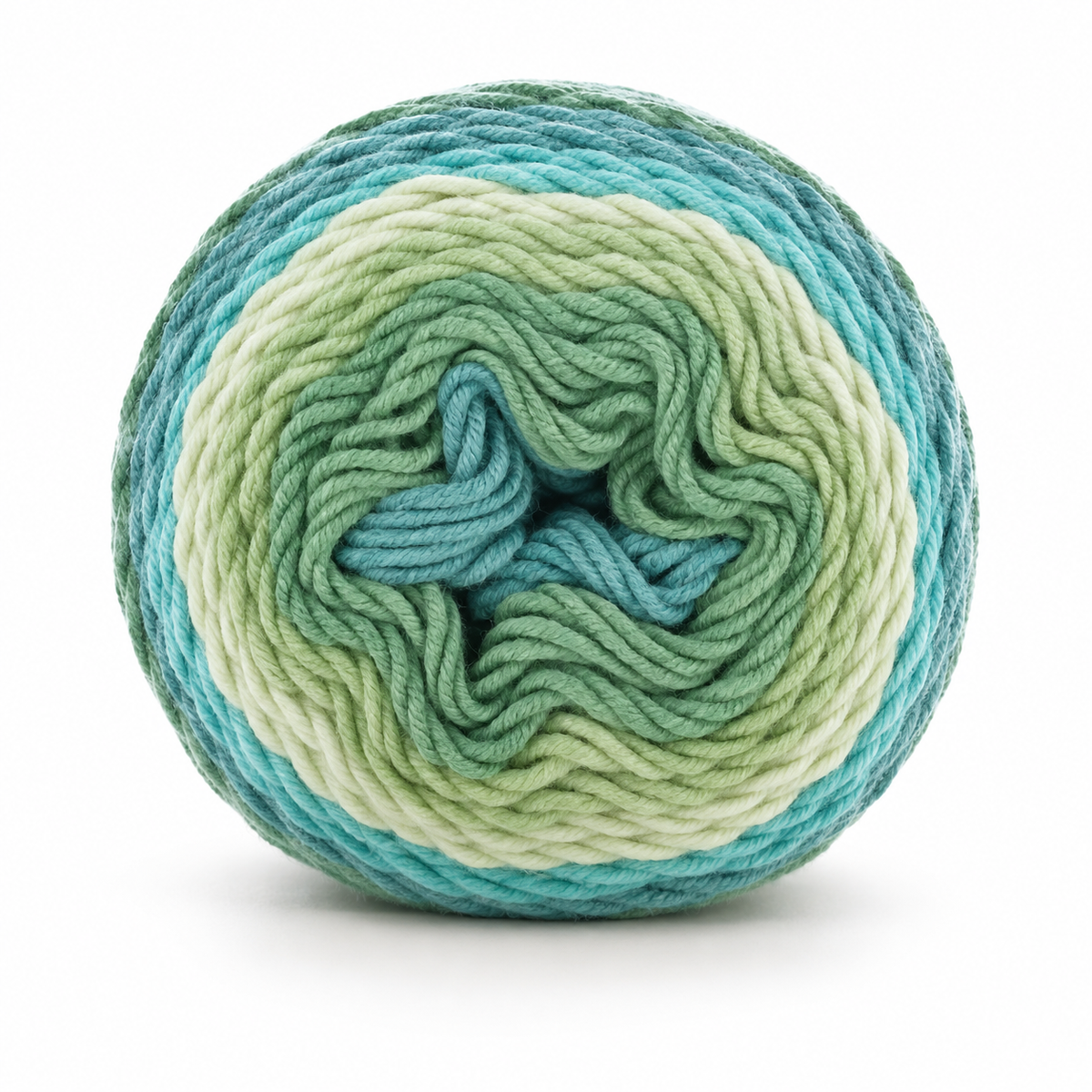 Ocean Green 100 g gradient yarn cake variant