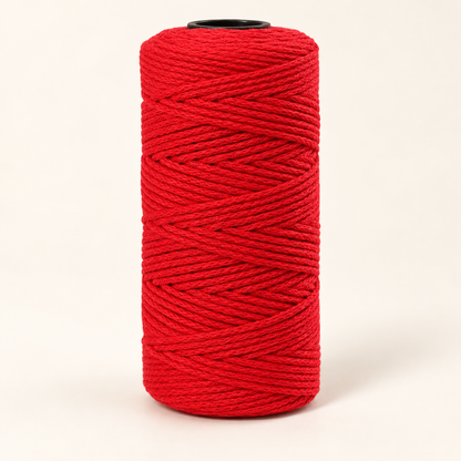 Red 150 m round 2 mm craft cord spool variant