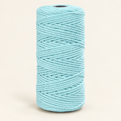 Sky Blue 150 m round 2 mm craft cord spool variant