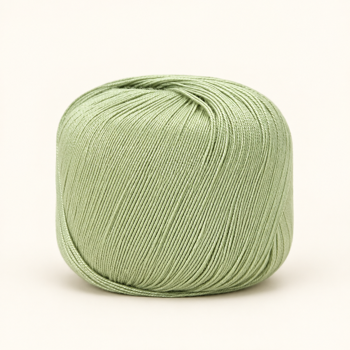 Sage Green 50 g lightweight cotton-blend crochet yarn ball variant