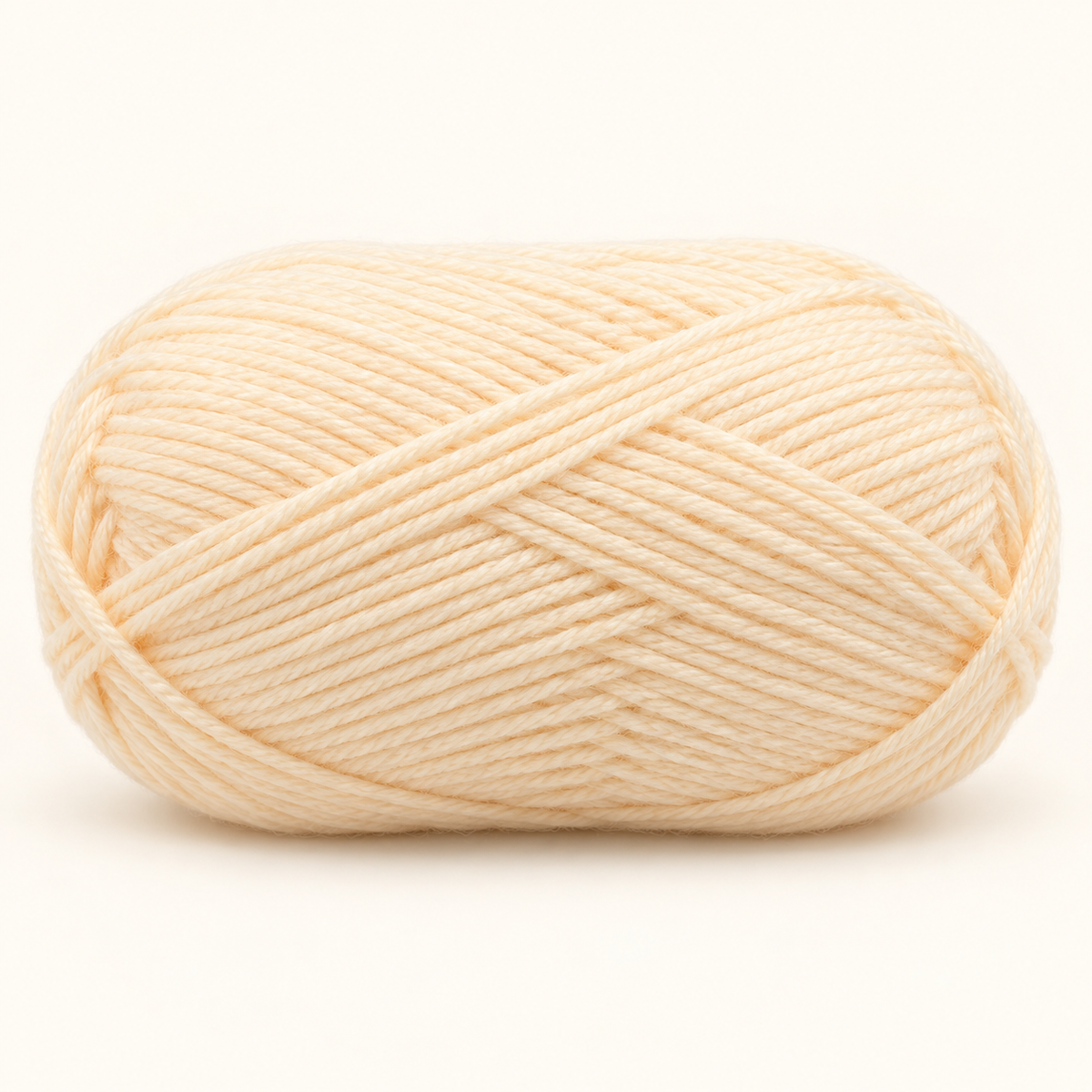 Beige 50 g soft milk-cotton crochet yarn ball variant
