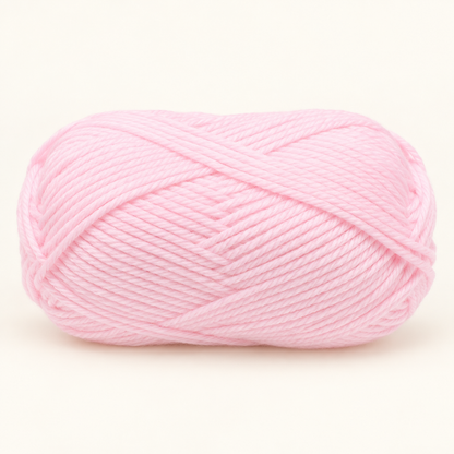 Light Pink 50 g soft milk-cotton crochet yarn ball variant