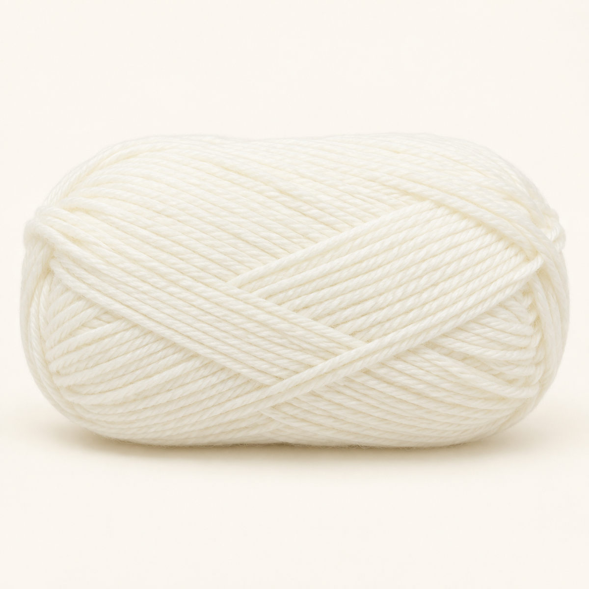 Milk White 50 g soft milk-cotton crochet yarn ball variant
